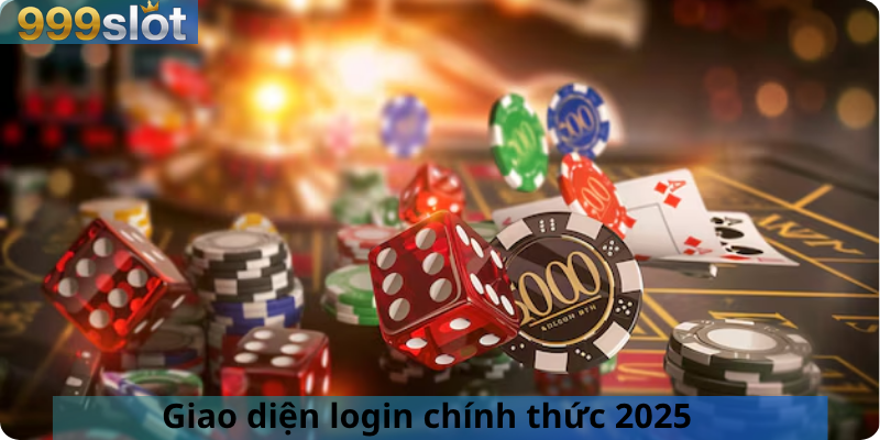 Giao diện login chính thức 2025